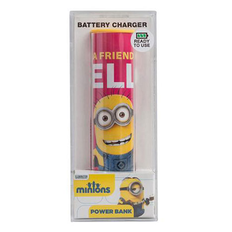 Friendly Minions Portable Battery Charger Power Bank   Angle 1